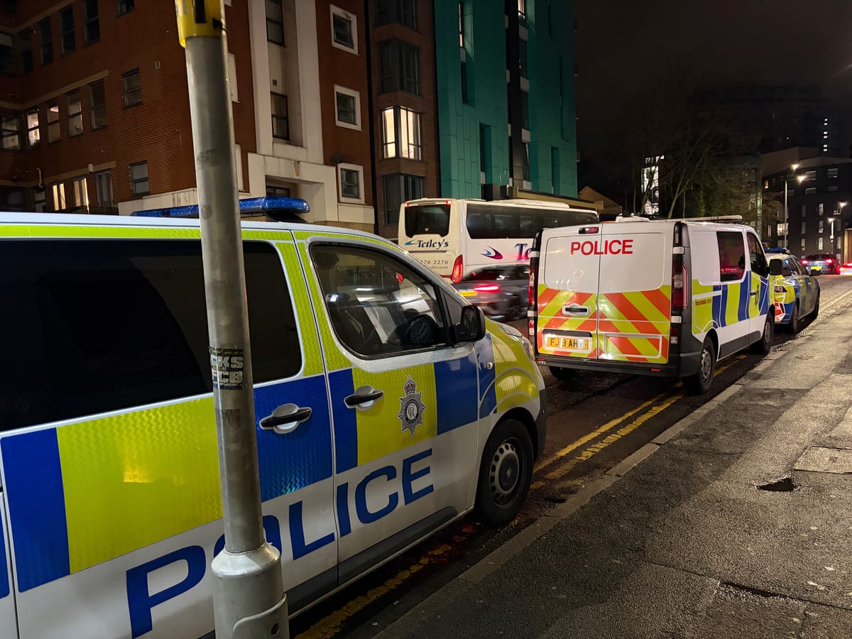 Special police service presence at boxing match