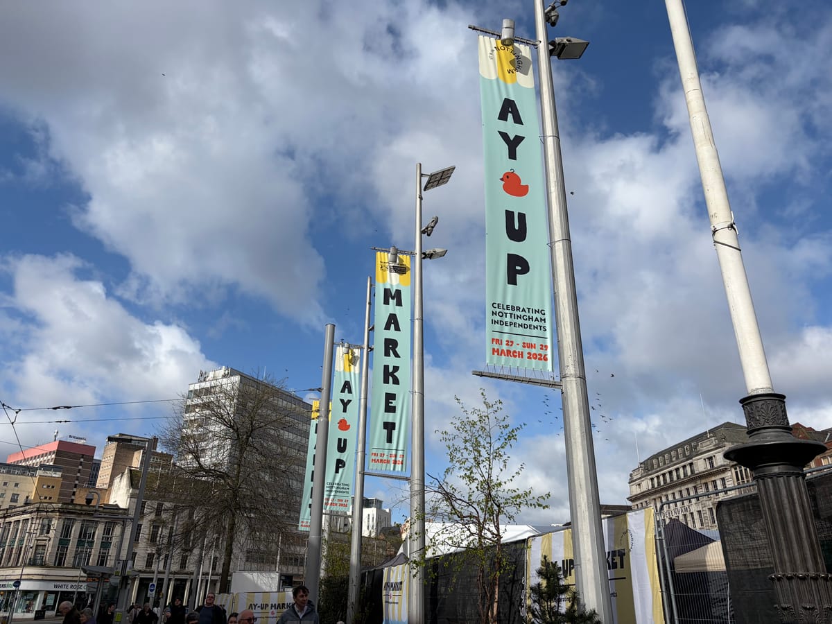 Ay Up Market fills Old Market Square this weekend