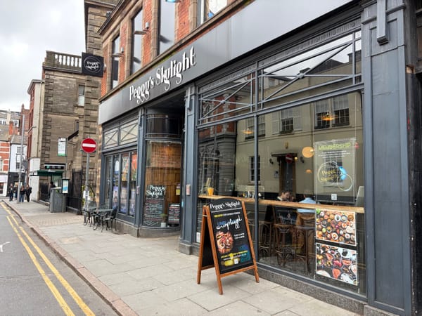 Community benefit org, MVP, raising money for Peggy's Skylight venue